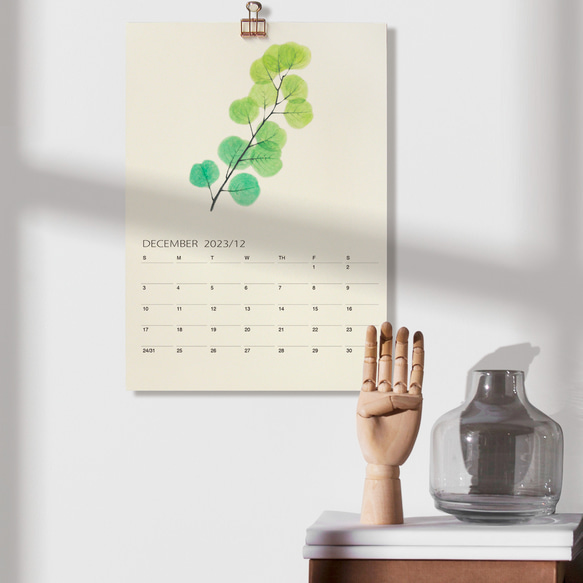 植物的靜默 2023年曆月曆掛曆 給植物愛好者的治癒新年禮物1 第5張的照片