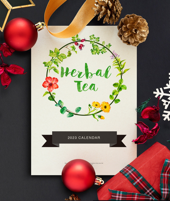 Herbal Tea 2023月曆 掛曆 給植物愛好者的新年禮物 5 第6張的照片