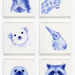 2023森の動物カレンダー　【壁掛け　A3 A4 サイズ  水彩画】 7枚目の画像