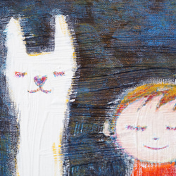 【あるぱか＃1】＃原画＃イラスト＃ヒーリングアート＃キャンバス＃癒し＃絵画＃子供＃アルパカ＃幸せ＃あたたかい 2枚目の画像