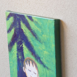 【うたたね】＃原画＃イラスト＃ヒーリングアート＃キャンバス＃絵画＃癒し＃子供＃犬＃ほんわか 4枚目の画像