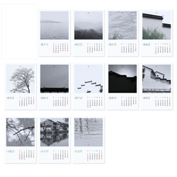 2023年の中国江南の写真の壁掛けカレンダー cc15 6枚目の画像