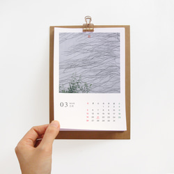 2023卓上中国江南風景建築写真カレンダー　【 A5  サイズ  水彩画】 2枚目の画像