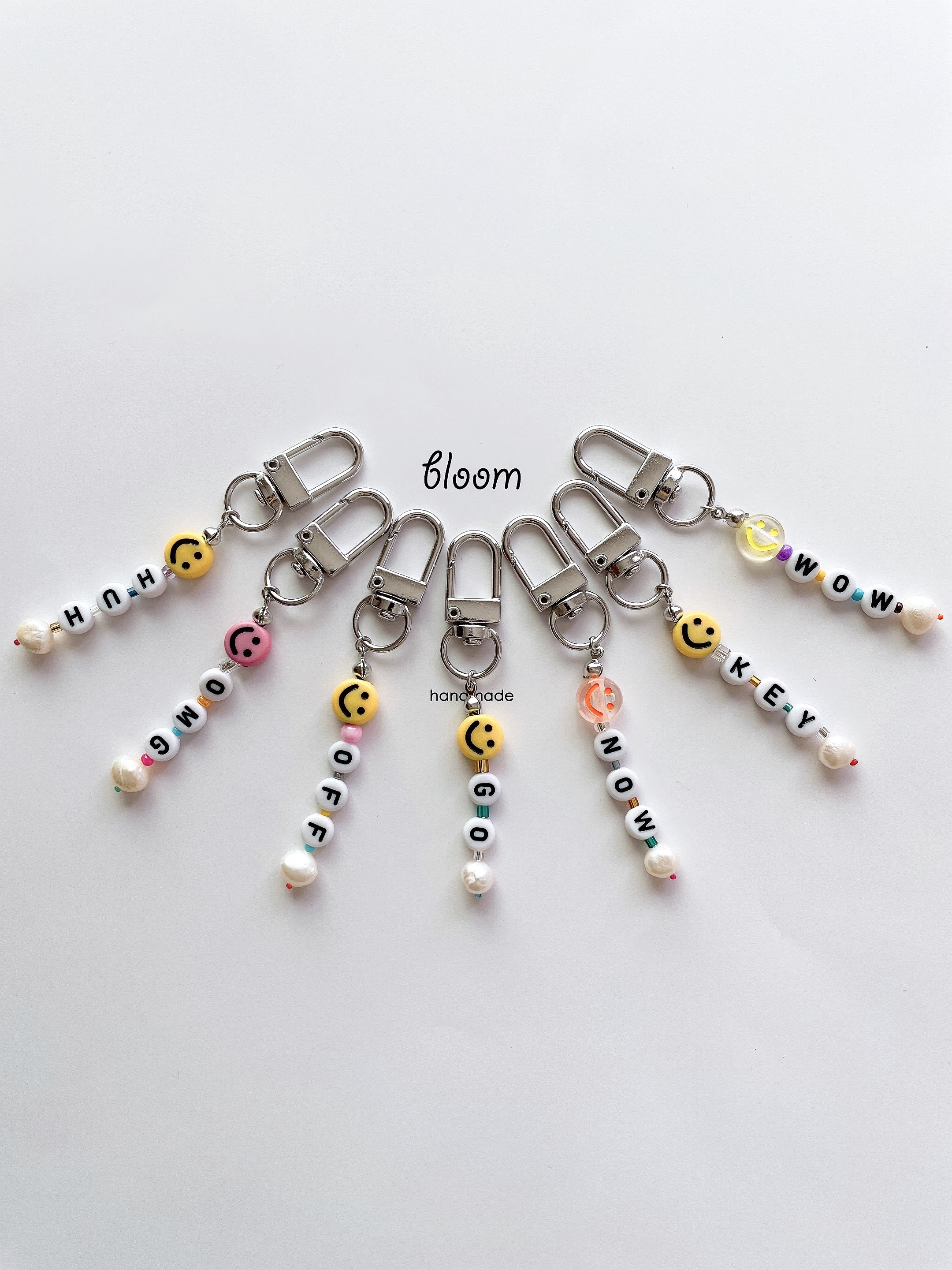 ビーズキーホルダー キーリング ハンドメイド アルファベット kumopan_☁︎︎ハンドメイド on X: 