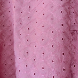 ◆sale◆【秋の新作】タンポポ刺繍 ゆるふわワンピース ローズピンク 6枚目の画像