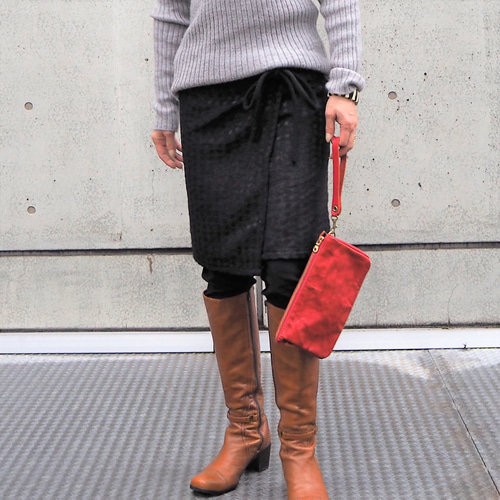 暖か便利グッズ アウトドアにも最適 ドットゴブラン織りブラックウール