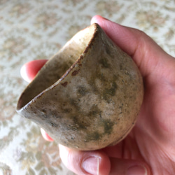 ぐい呑み　神の倉　自然釉薬　陶芸　陶器　 5枚目の画像