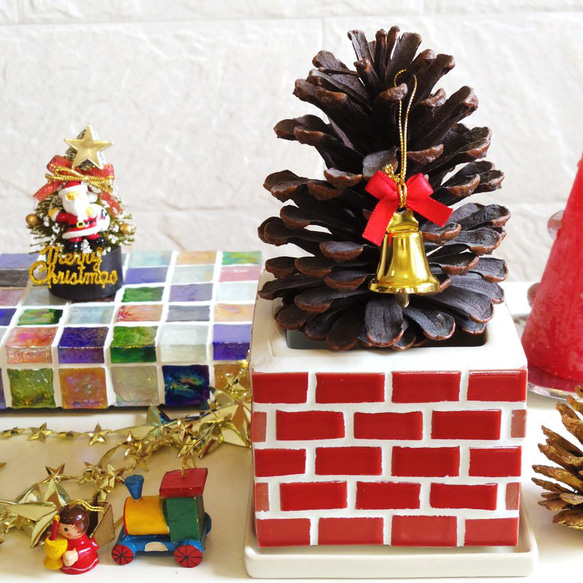 特集掲載☆カラフルMix ガラスモザイクタイルのディスプレイトレイmini（飾り台・小物置き）【受注制作】 12枚目の画像