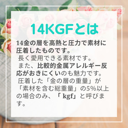 【Creema限定　送料無料】14kgf⭐︎ペリドットプレナイトピアス　金属アレルギー対応　天然石 9枚目の画像