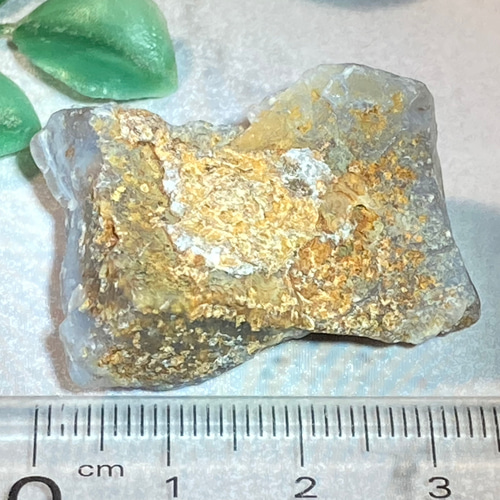 ポジティブの石☪︎⋆˚ブルーカルセドニー✨ 原石 ラフストーン 天然石