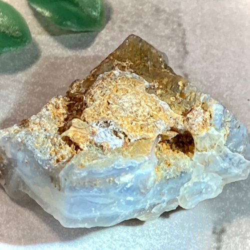 ポジティブの石☪︎⋆˚ブルーカルセドニー✨ 原石 ラフストーン 天然石