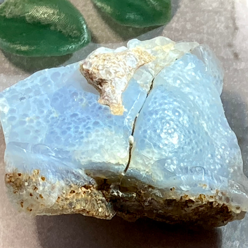 ポジティブの石☪︎⋆˚ブルーカルセドニー✨ 原石 ラフストーン 天然石