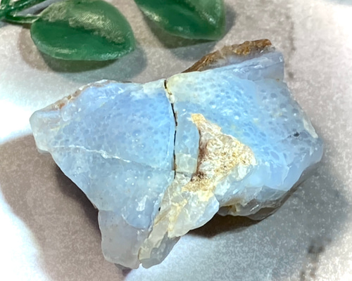 ポジティブの石☪︎⋆˚ブルーカルセドニー✨ 原石 ラフストーン 天然石
