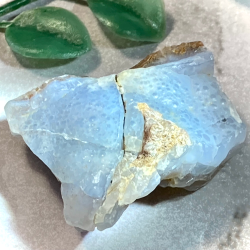 ポジティブの石☪︎⋆˚ブルーカルセドニー✨ 原石 ラフストーン 天然石