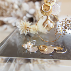 【Creema限定】arbre de Noël＊Gold ＆ Silver＊ snow jewelry 4枚目の画像