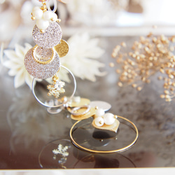 【Creema限定】arbre de Noël＊Gold ＆ Silver＊ snow jewelry 3枚目の画像