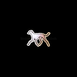 ランラン走るイタグレ　刺繍ワッペン　犬ワッペン　イタリアングレーハウンド 10枚目の画像