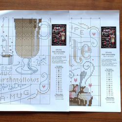 【送料無料】★ホットチョコレート14ct★クロスステッチ刺繍キット 6枚目の画像