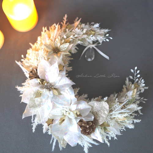 三日月リース223(クリスマス) 三日月リース223(クリスマス)