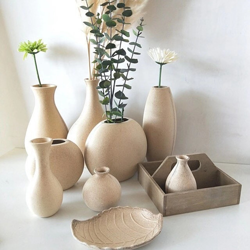 プラスチック製の花瓶、スタイリッシュ、きらめく 一輪挿し・花瓶