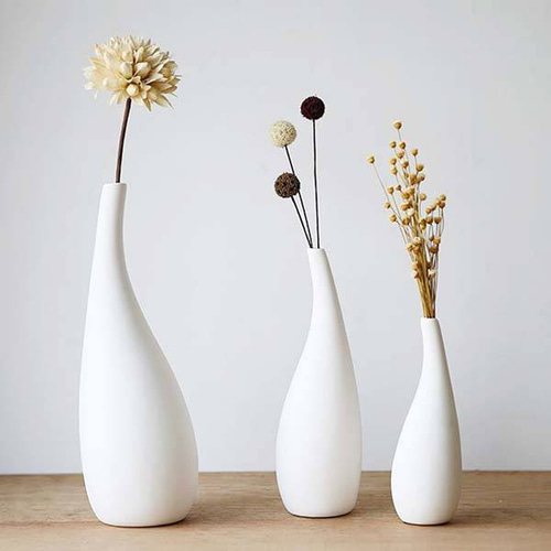 プラスチック製の花瓶、スタイリッシュ、きらめく 一輪挿し