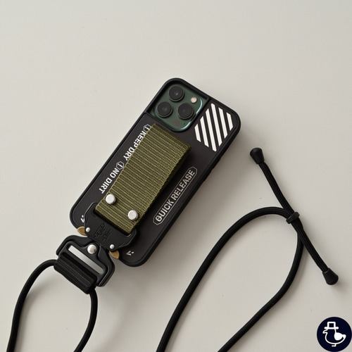 簡単着脱 iPhone限定 【 クイックリリース CAUTION GRAPHICS HM