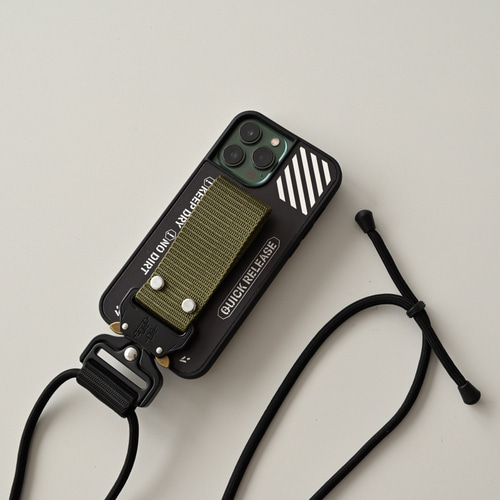 簡単着脱 iPhone限定 【 クイックリリース CAUTION GRAPHICS HM