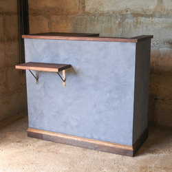 シャビーなレジカウンター バーカウンター キッチンカウンター