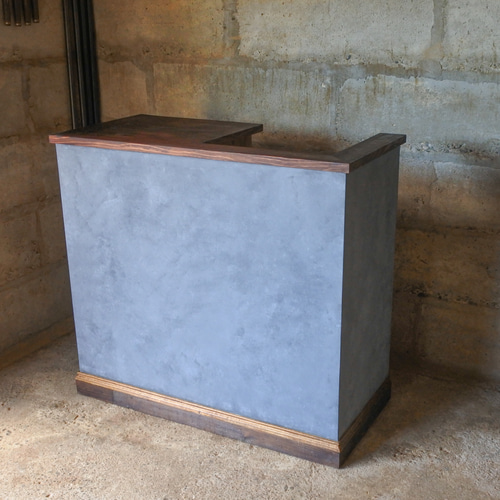 シャビーなレジカウンター バーカウンター キッチンカウンター