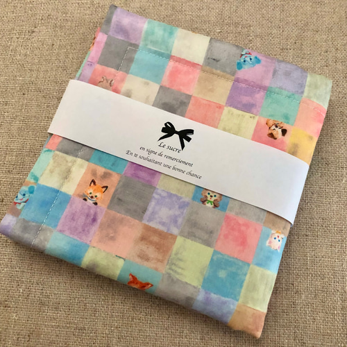 フランシュリッペ　まとめ売り　うさぎのしかくBAG 大　天然素材　ハンカチ フランシュリッペ まとめ売り うさぎのしかくBAG 大 天然素材 ハンカチ