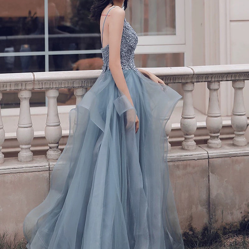 ノースリーブチュールドレス 二次会 フォトウエディング ドレス ウララ