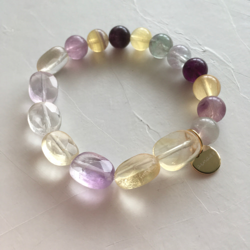 マカロンフローライト♡♡月No.2122 ピンクフローライトF | la lune rose BASE店