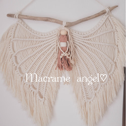 流木マクラメタペストリー☆月の満ち欠け その他インテリア雑貨