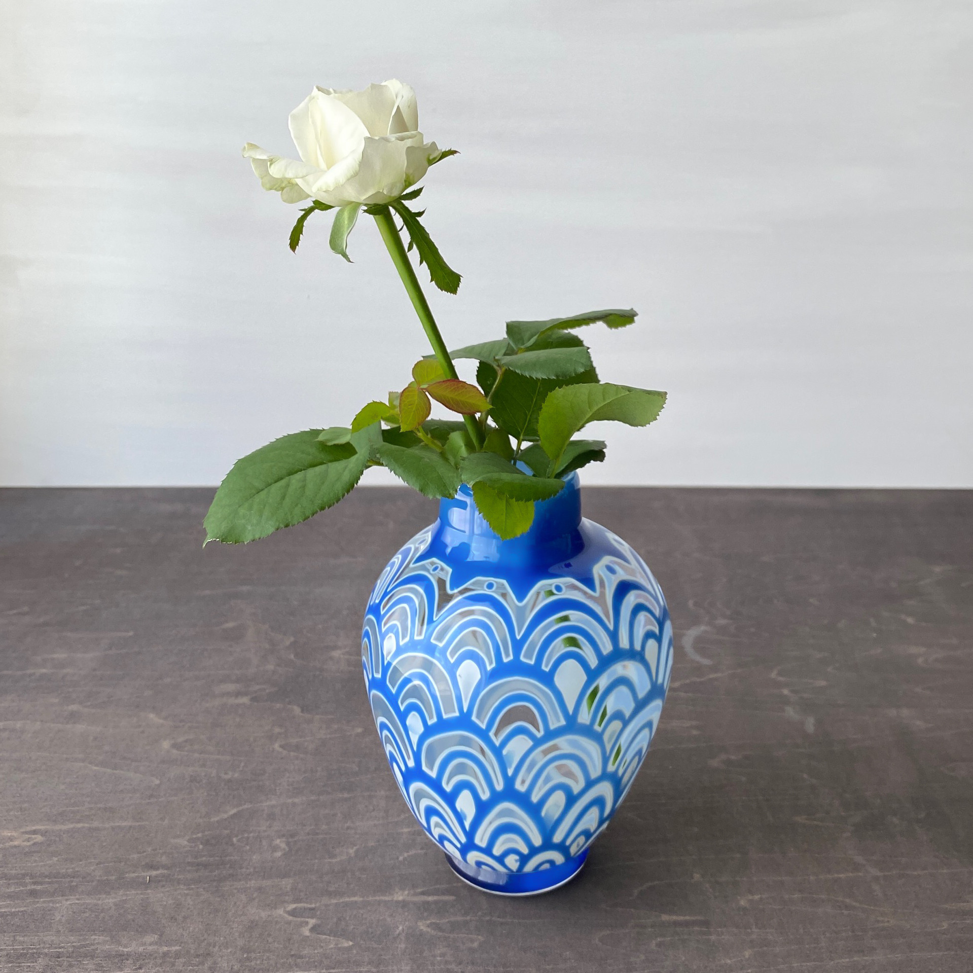 pattern vase  青海波・２