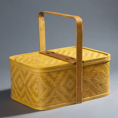 提籃籠☆茶道具籠☆茶道☆竹細工☆収納する☆工芸品☆手作り☆收納盒