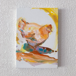 原画】ニワトリの絵 絵画 Hang 通販 14700140｜Creema(クリーマ)