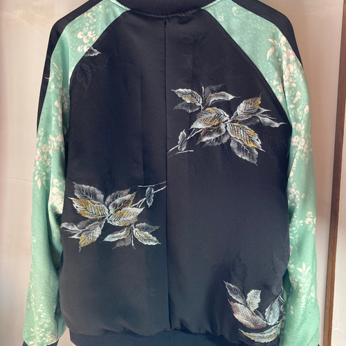 着物リメイク ブルゾン、スカジャン 運気の上がるスカジャン・ブルゾン(着物リメイク) ジャケット