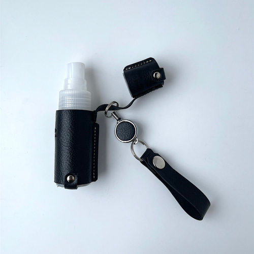 新品 ロンハーマン ビオレ U レザーカバー 消毒液スプレー ロンハーマンの消毒液ケースで、シュッ！の習慣を楽しく、お洒落に