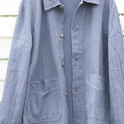 カバーオール ジャケット コットン 綿 無地 ライトアウター カジュアル メンズ レディース