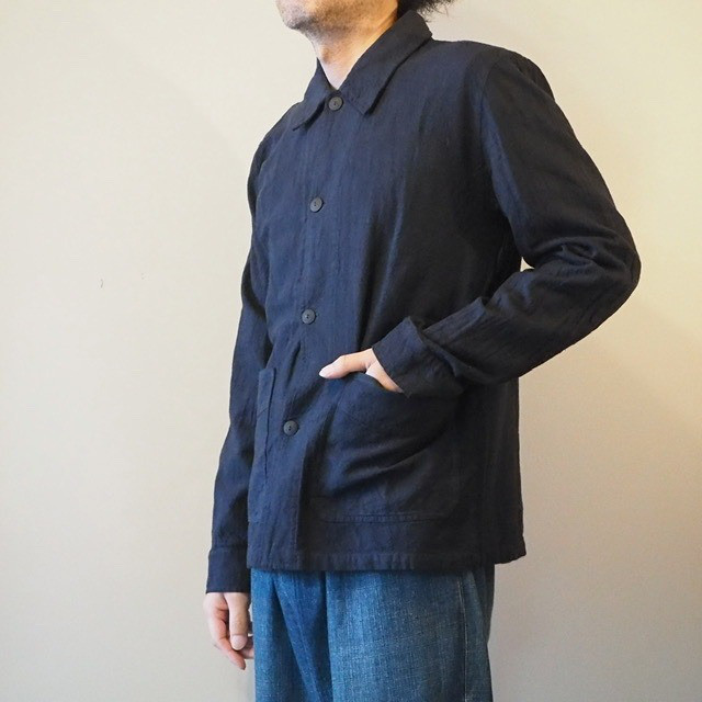 カバーオール ジャケット コットン 綿 無地 ライトアウター カジュアル メンズ レディース