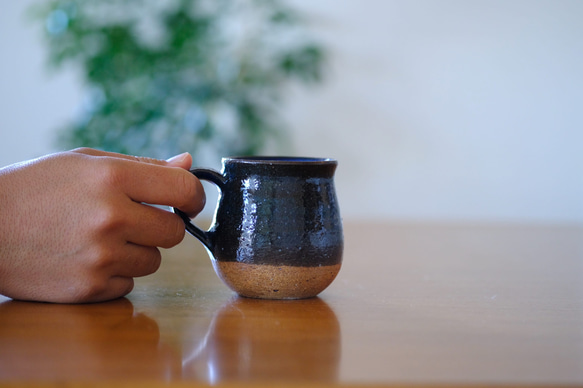 栃木県益子焼　川尻製陶所　マグカップ（MA0841） 2枚目の画像
