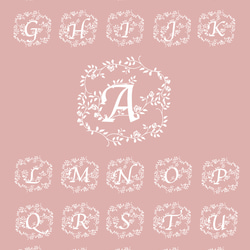 オリジナルアート スマホショルダー 【＊選べるカラー・イニシャル＊】 スマホポーチ スマホポシェット ミニバッグ 6枚目の画像