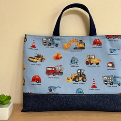 アメリカン ☆ハンバーガー レッスンバッグ ハンドメイド ☆新作