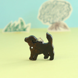 手作りの木製ペンダント犬。ゴールデンレトリバーペンダント/ペンダントギフトのカスタマイズ 1枚目の画像
