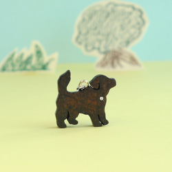 手作りの木製ペンダント犬。ゴールデンレトリバーペンダント/ペンダントギフトのカスタマイズ 4枚目の画像