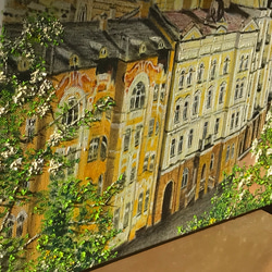 油絵　キーウ旧市街 10枚目の画像