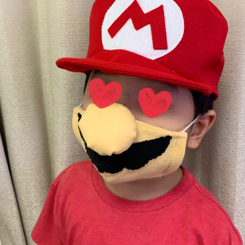 マリオ、ルイージ帽子2つセット 子供服 ryomama 通販 14702300