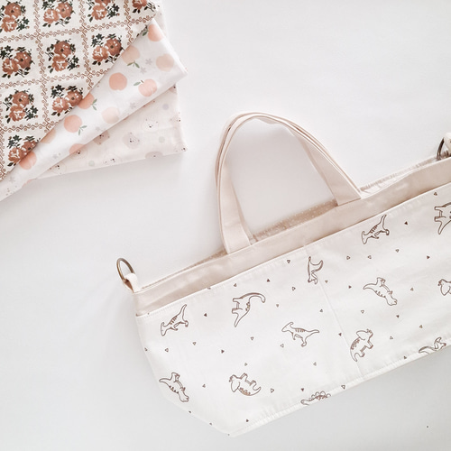 送料無料】ポケットの柄が選べるꕤ︎︎2wayベビーカーバッグ マザーズ