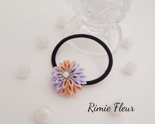 *·⑅❁﻿ハロウィンカラフルフラワーデザインレジンヘアゴム❁*·⑅ ꫛꫀꪝ*·⑅❁﻿フラワーデザインレジンヘアゴム❁*·⑅ハロウィンカラー