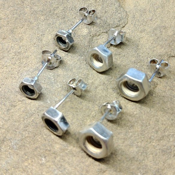 シルバー925 ナットピアス ピアス（スタッド・一粒） むら 通販